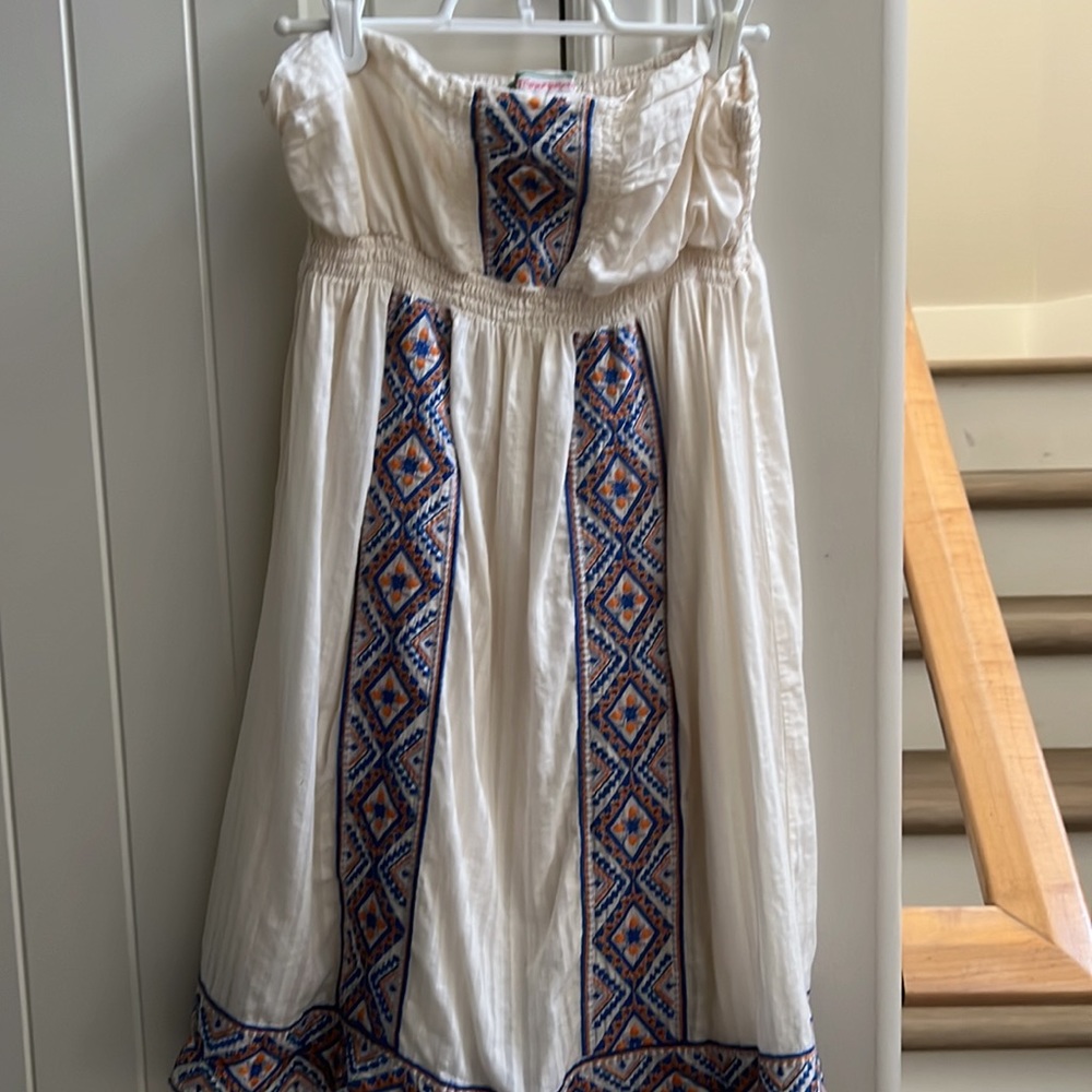 Flying Tomato mini strapless sun dress